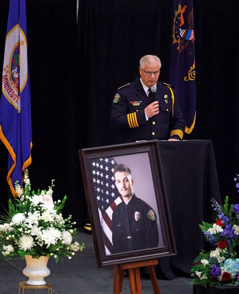 North Dakota officer killed in Fargo ambush laid to rest in Minnesota