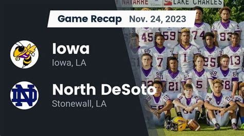 North DeSoto vs. Iowa 2024 High School Football - YouTube