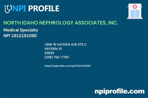 North Idaho Nephrology Associates, Inc Medical Specialty Clinic …