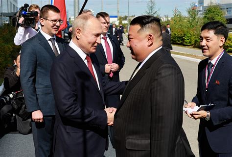 North Korea’s Kim concludes one-on-one talks with Putin at Russian space launch base