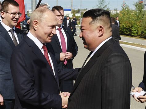 North Korea’s Kim vows full support for Moscow at a summit with Putin in Russia