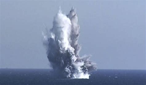 North Korea claims ‘radioactive tsunami’ weapon test at sea