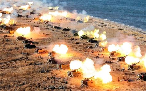 North Korea conducts artillery drills along disputed sea border, South Korea to stage similar drills