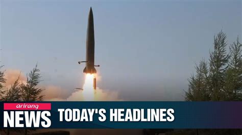 North Korea fires 2 short-range ballistic missiles toward its eastern seas