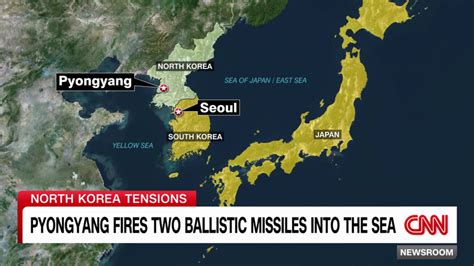 North Korea launches ballistic missiles toward the sea after US flies bombers during drills