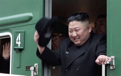 North Korean train presumably carrying leader Kim Jong Un departed for Russia, South Korea media say