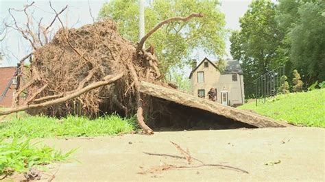North St. Louis street storm damage concerns locals