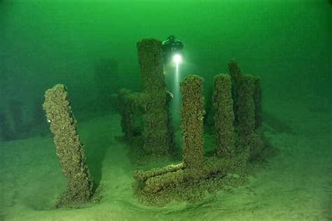 North american stonehenge lake michigan. Recently, the bay unveiled a remarkable surprise to the world—a prehistoric structure, reminiscent of England's iconic Stonehenge, was uncovered by Dr. Mark Holley, a distinguished professor of underwater archaeology at Northwestern Michigan University. Situated approximately 40 feet beneath Lake Michigan's glistening waters, within the heart ... 