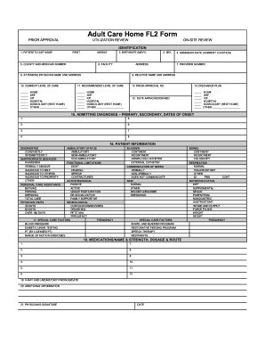 The doctor will complete a FL-2, this is North Carolina’s form that describes a patient’s medical condition and the amount of care they need when placed in a facility. A ….