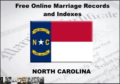 North carolina marriage records online. .  ...