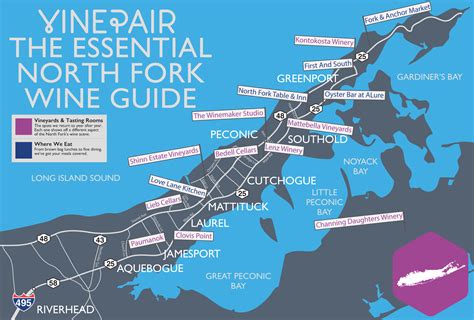 North fork wineries. A Food and Wine Lover's Guide to the North Fork. This part of Long Island was always a sleepy place — worlds away from the big-money scene of the nearby Hamptons. But these days, more and more ... 