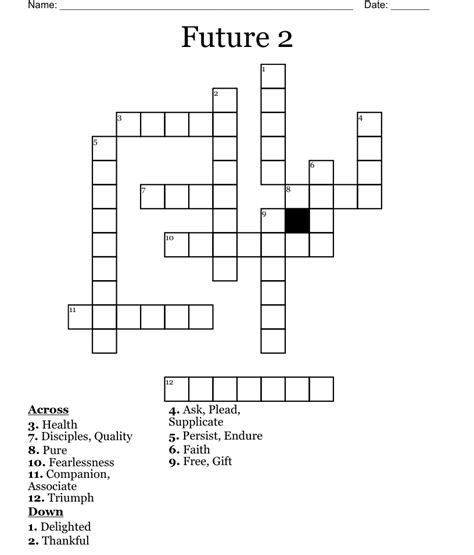 North to the future crossword clue. Jan 3, 2024 · Future soph. While searching our database we found 1 possible solution for the: Future soph crossword clue. This crossword clue was last seen on January 3 2024 LA Times Crossword puzzle. The solution we have for Future soph has a total of 5 letters. 