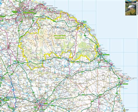 North york moors map pdf.  Download the high-resolution version in Hikep...