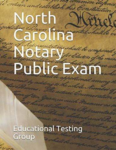 Download North Carolina Notary Public Exam By Educational Testing Group