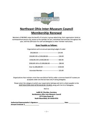 Northeast Ohio Intermuseum Council - Fill Online, Printable, …