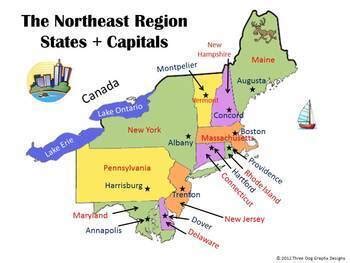 Northeastern States And Capitals slideshare