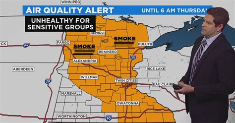 Northern, central Minnesota under another air quality alert as Canadian wildfire smoke returns