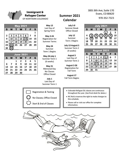Northern Colorado Calendar