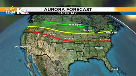 Northern Lights May Be Visible Over Illinois Across