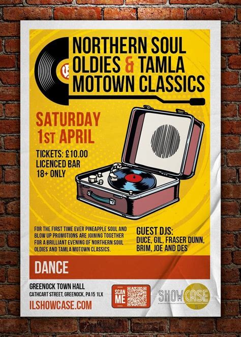 Northern Soul and Motown Classics Tickets at Greenock Town …