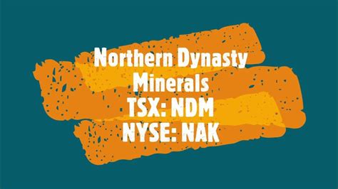 Shares of prospective gold mining company Northern Dynasty Minerals ( NAK 0.19%) jumped as high as 25% in early-morning trading and are up 9.7% as of 11:15 a.m. EDT today. The stock popped after .... 