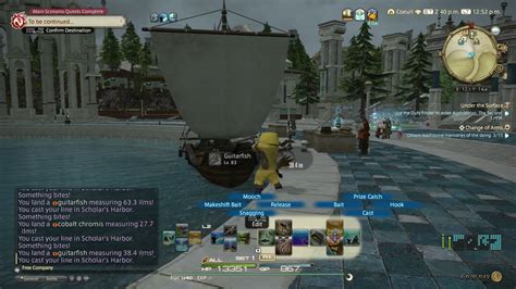 FSH Level ~10-15 Grinding spots. Thankfully, Swiftperch is the best choice for both leve-fishing AND grinding. Continuously fishing and submitting make this tier extremely fast to get through. No reason not to just sit your butt in Swiftperch and grind. Follow us on Facebook for more FFXIV updates!. 