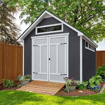 Northport wood storage shed. Storage sheds typically range from small 3-feet by 7-feet DIY kits to 18-feet by 36-feet professionally installed two-story structures. Small sheds measure up to 7-feet wide and 3-feet deep. They are ideal for tools, gardening supplies and small lawn equipment. Medium sheds measure up to 10-feet wide and 10-feet deep. 