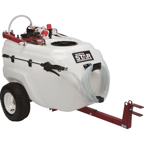 Review of the NorthStar High-Pressure Tow Behind Tree/Orchard Sprayer — 21-Gallon Capacity, 2 GPM, 12 Volt. Published : April 22, 2017 ... There are a lot of other pull behind sprayers on the market, some sold locally in farm supply stores but I didn't go that route for a number of reasons. ... As I pulled things out of the box I was .... 