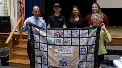 Northville students make quilt for Holocaust survivor