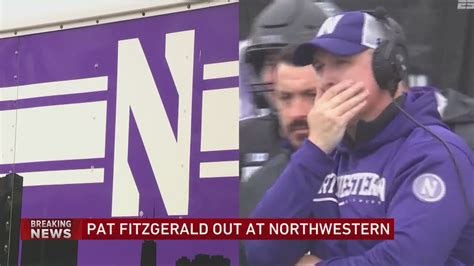 Northwestern fires head coach Pat Fitzgerald, reports say