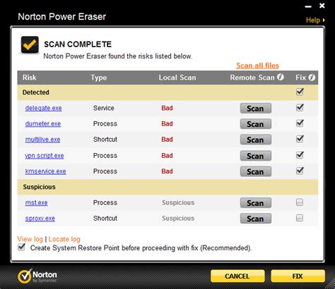 Norton Power Eraser 5.2.0.9 Free Download