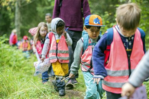 Norwegian preschoolers get early exposure to outdoor life by hiking routes around kindergartens