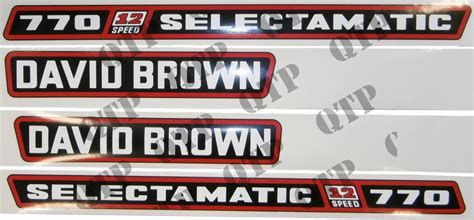 Nose Cone Decal for David Brown 1210 , 1212 , 1410 , 1412 , 885 , …