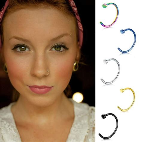 Nose Piercing Rings - Walmart.com