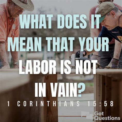 Not In Vain