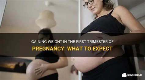 Not gaining weight in first trimester