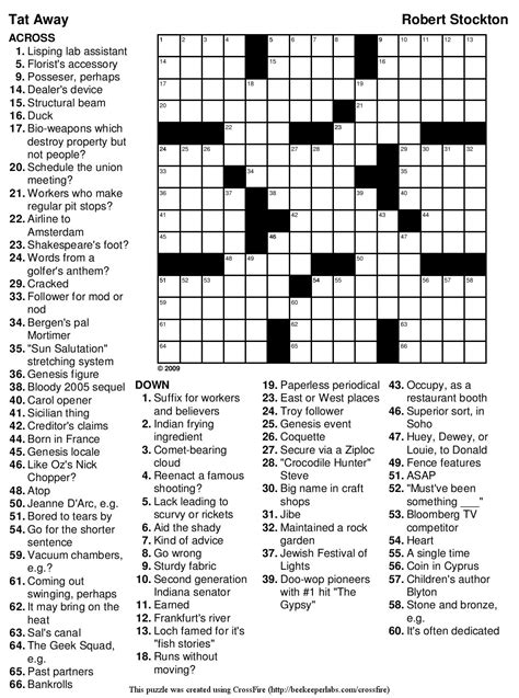 The crossword clue Not virtually, briefly was last