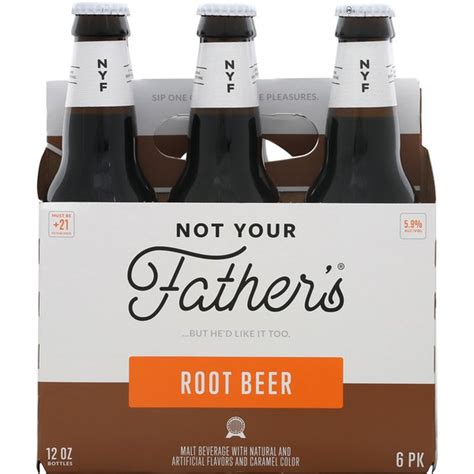 Not your dads root beer. NYF Root Beer 6 PK 72 floz. 