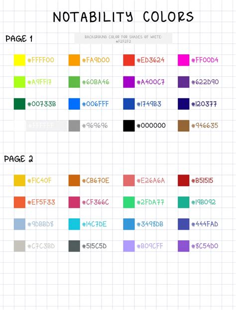 Notability colors.  The second how to fill a shape with color | notability | ipa...