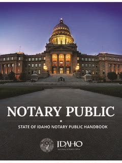 Notary Public – FAQ – Idaho Secretary of State