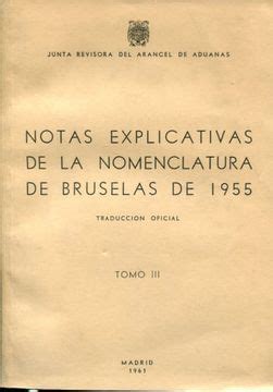 Notas explicativas de la nomenclatura de bruselas. - Fundamentos del proyecto grafico de germani fabris book.