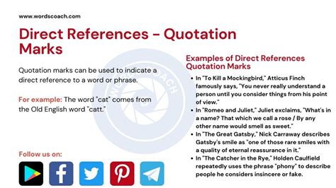 Notation: Direct references by