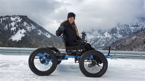 Notawheelchair. the rig by not-a-wheelchair is fully electric and can be customized to the users desires, including frame color, wheels and range. it includes a rear rack mounting system to hold wheelchairs ... 