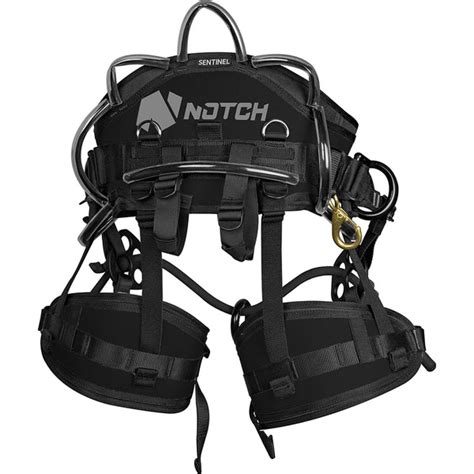 Notch black sentinel harness.  Sentinel Arborist Harness security sensor...