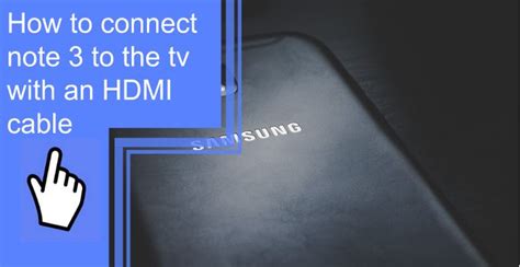 Note 3 to HDMI.. What