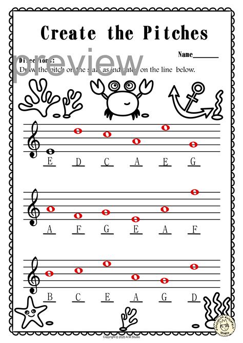 Note Naming Worksheet Treble Clef Music Note Naming Workshee