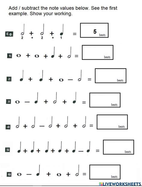 Note value worksheet. com quavers and semiquavers. Music Note Values W...