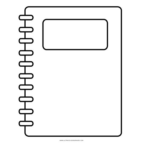 Notebook Coloring Page Ultra Coloring Pages