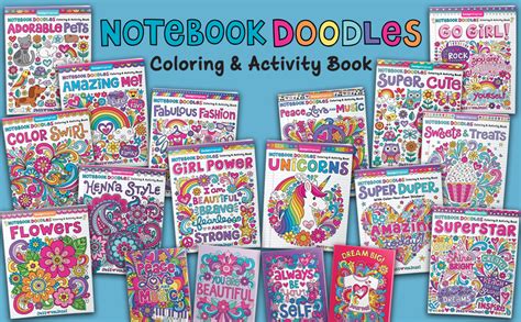 Notebook Doodles Coloring Book