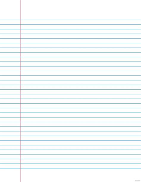 Notebook Paper Template Google Docs